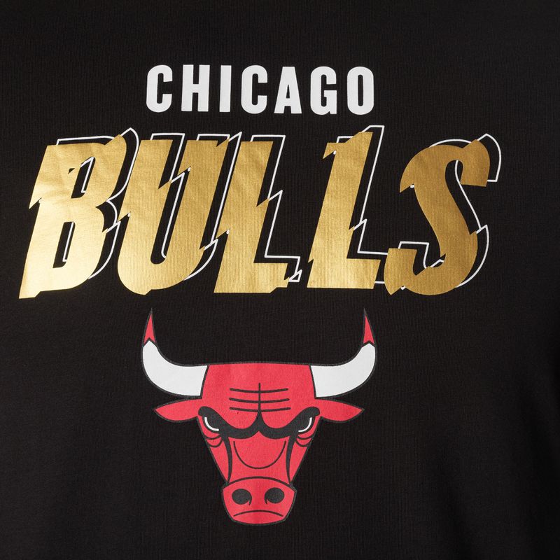 Футболка чоловіча New Era Team Script OS Tee Chicago Bulls black 8